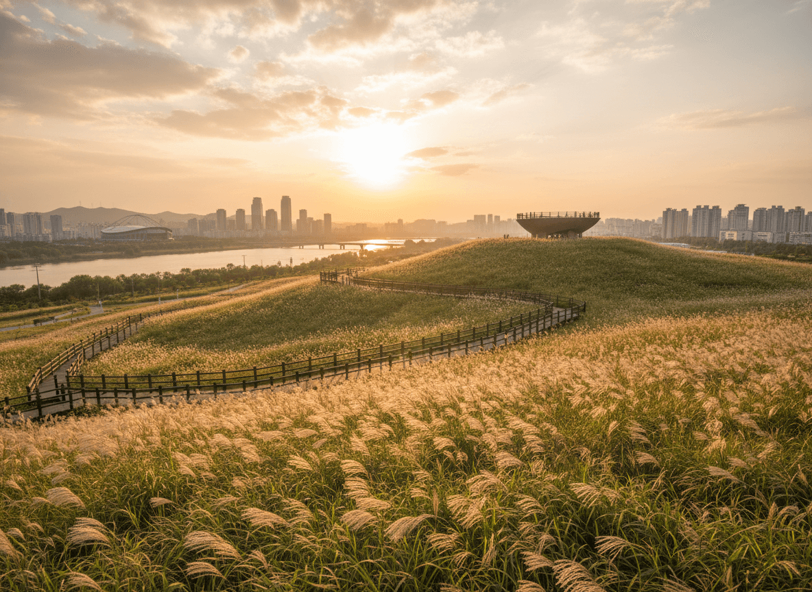 서울숲 강바람 저녁 루트